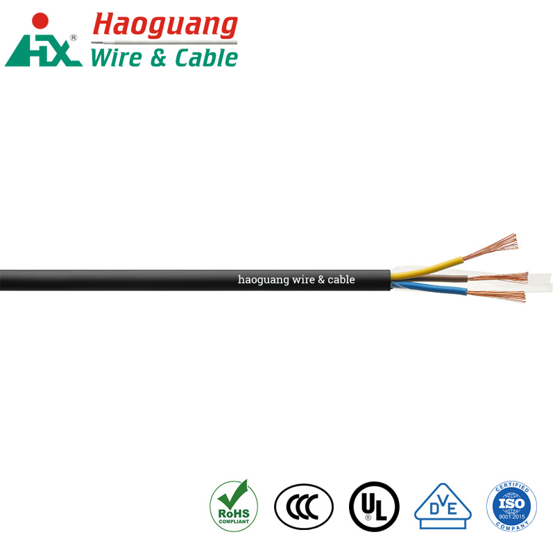 H05VV-F Cable flexible de PVC de varios núcleos Conformidad con CPR