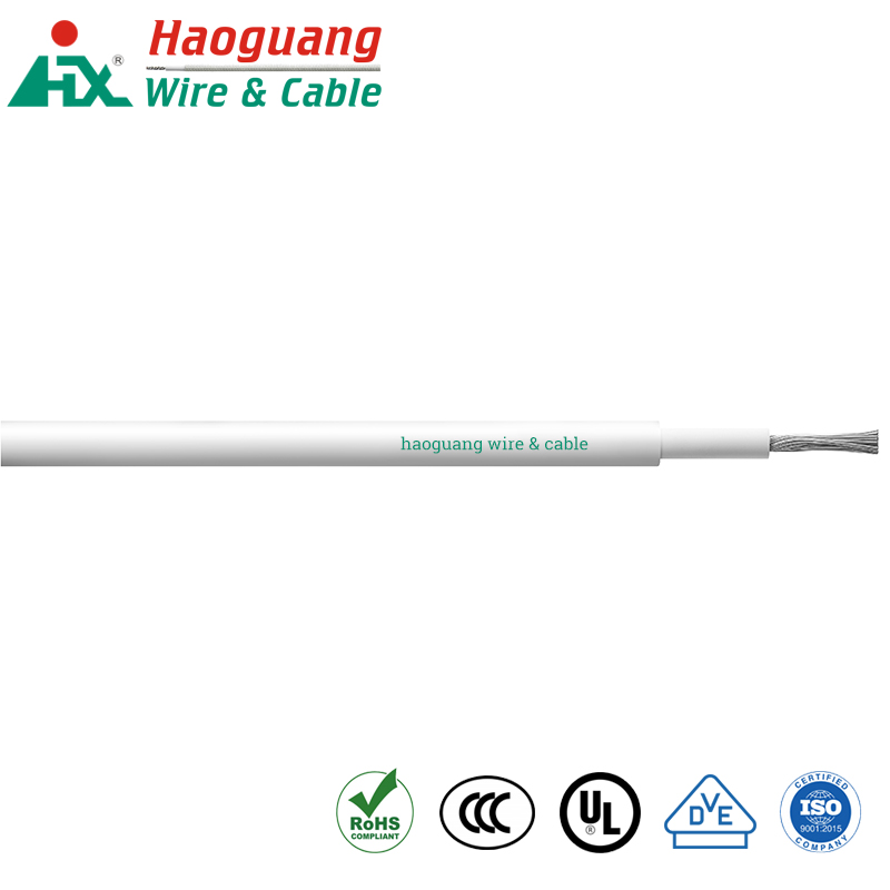 VDE H05SS-K Cable de núcleo único con aislamiento doble de caucho de silicona